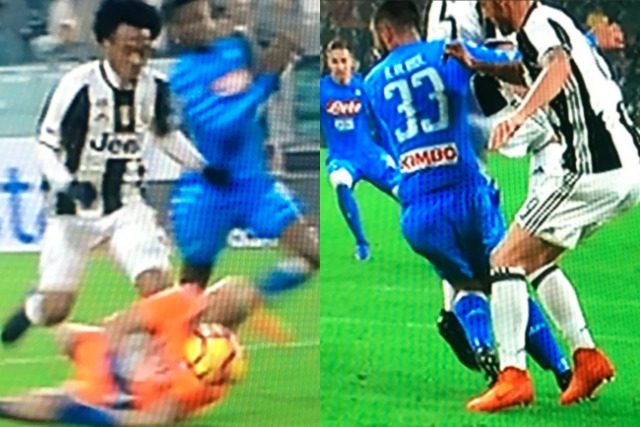 Gli episodi contestati dal Napoli in occasione della sfida contro la Juventus