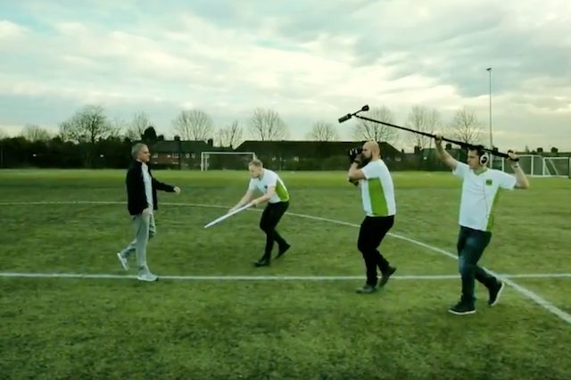 Mourinho in occasione dello spot per i Mondiali di Russia