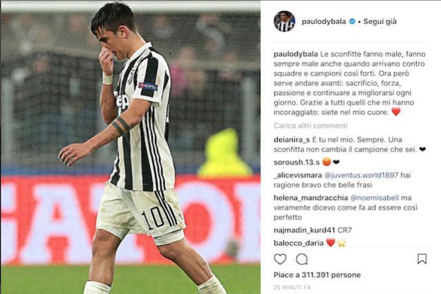 Foto https://www.instagram.com/paulodybala/