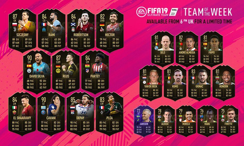 Mattia Finotto nella Team of the Week di FIFA 19.