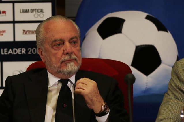 Napoli, De Laurentiis: “La Serie A? Da sospendere: metà dei club non rispetta il Fair Play”