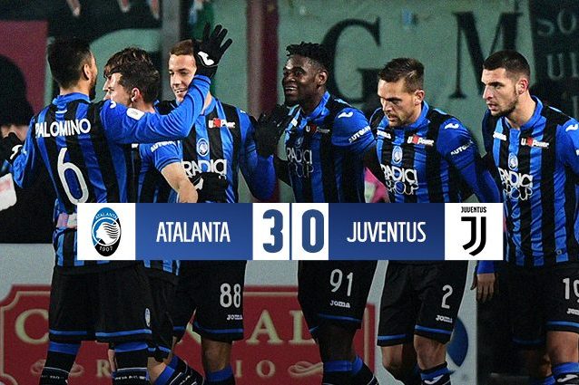 L’Atalanta batte la Juventus 3-0 ed è in semifinale di Coppa Italia