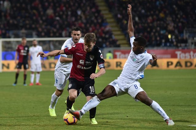 Farias al 91′ salva il Cagliari dal ko-beffa: 2-2 contro l’Empoli