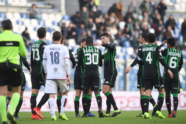 Il Sassuolo batte il Cagliari 3-0 e vede l’Europa