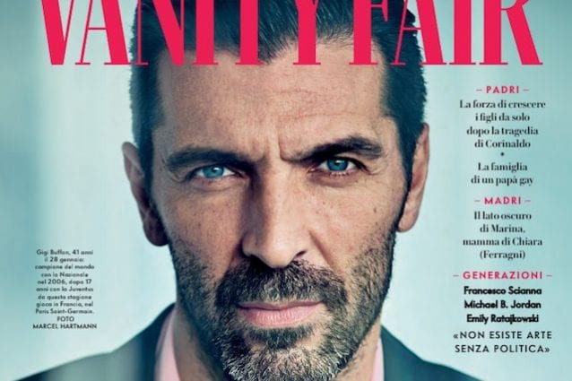 Buffon sulla copertina di Vanity Fair