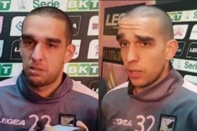 Crisi Palermo, Bellusci in lacrime: “Non meritiamo i fischi, siamo lasciati a noi stessi”