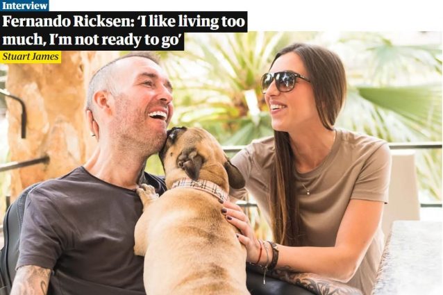 The Guardian ha raccontato la storia di Fernando Ricksen (immagine di Goffe Struiksma), ex calciatore affetto dalla malattia del motoneurone
