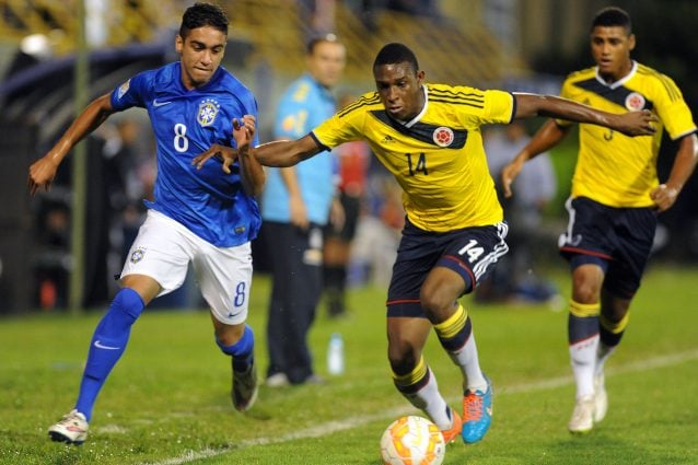 Lucumi con la maglia della Colombia al Mondiale Under 17