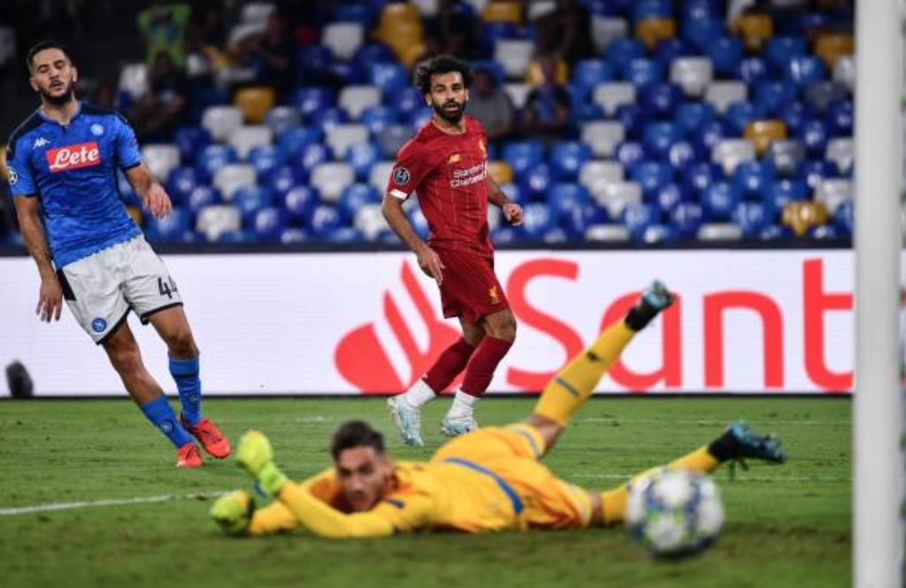 La Uefa celebra Alex Meret per la parata su Salah in Napoli-Liverpool