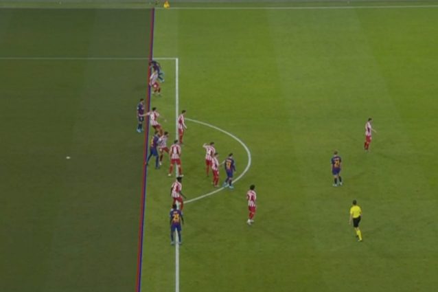 Il gol annullato col Var a Vidal per posizione di fuorigioco