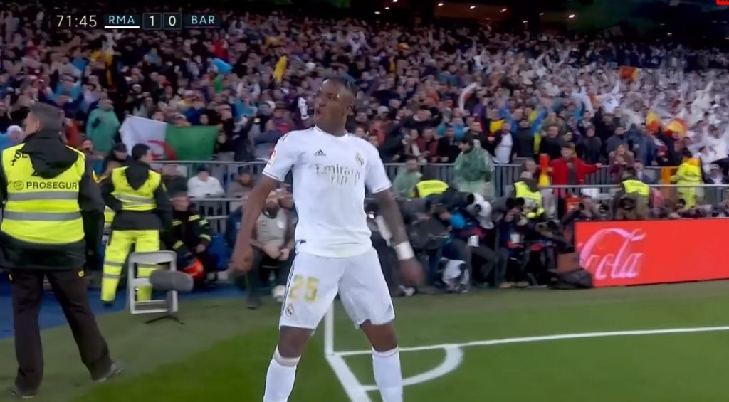 Real MadridBarcellona 20 gol di Vinicius e Mariano Diaz Real MadridBarcellona 20 gol di Vinicius e Mariano Diaz